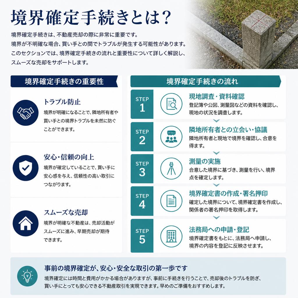 境界確定手続きの重要性