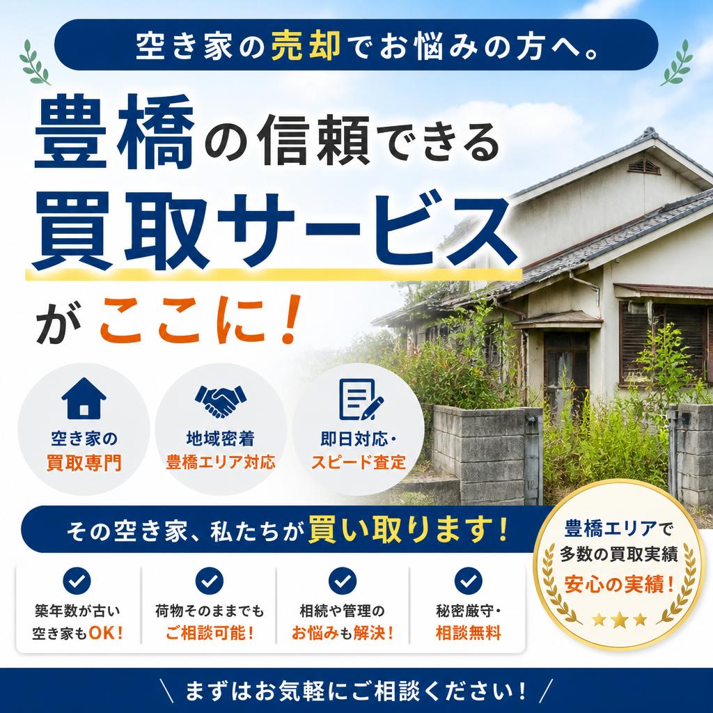 空き家の売却でお悩みの方へ。豊橋の信頼できる買取サービスがここに！