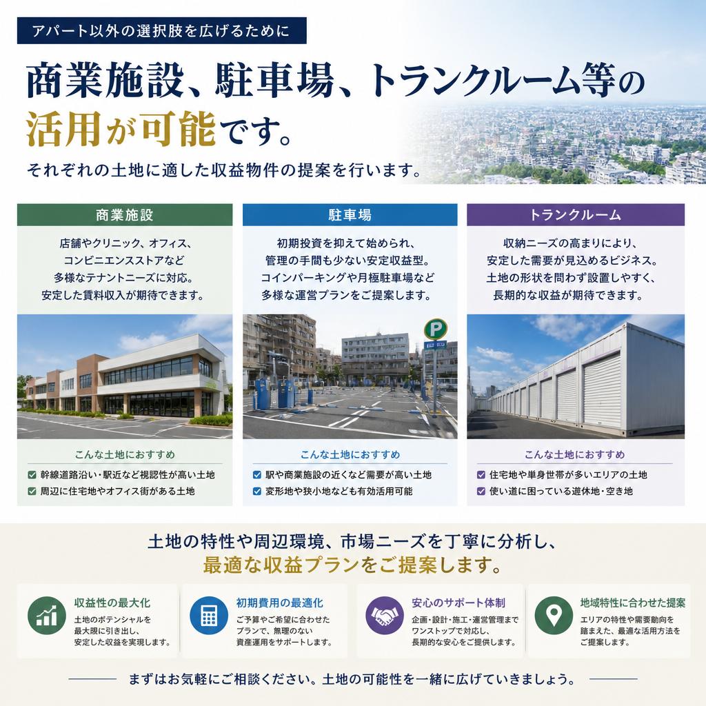 多様な収益物件のご提案