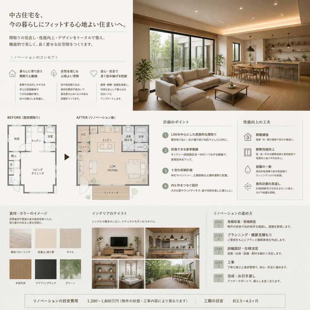 理想のリノベーションアイデア
